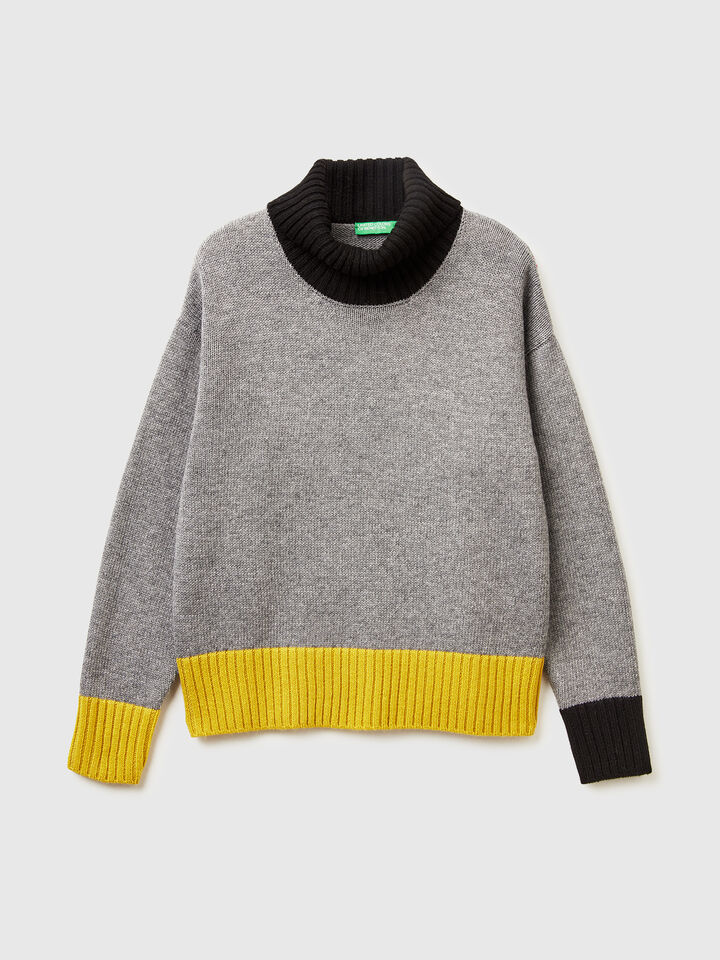 TURTLE NECK SWEATER Women image number 5